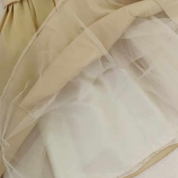 Cream Embroidered Dress - Picture 4 of 5